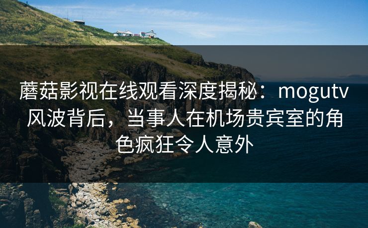 蘑菇影视在线观看深度揭秘：mogutv风波背后，当事人在机场贵宾室的角色疯狂令人意外